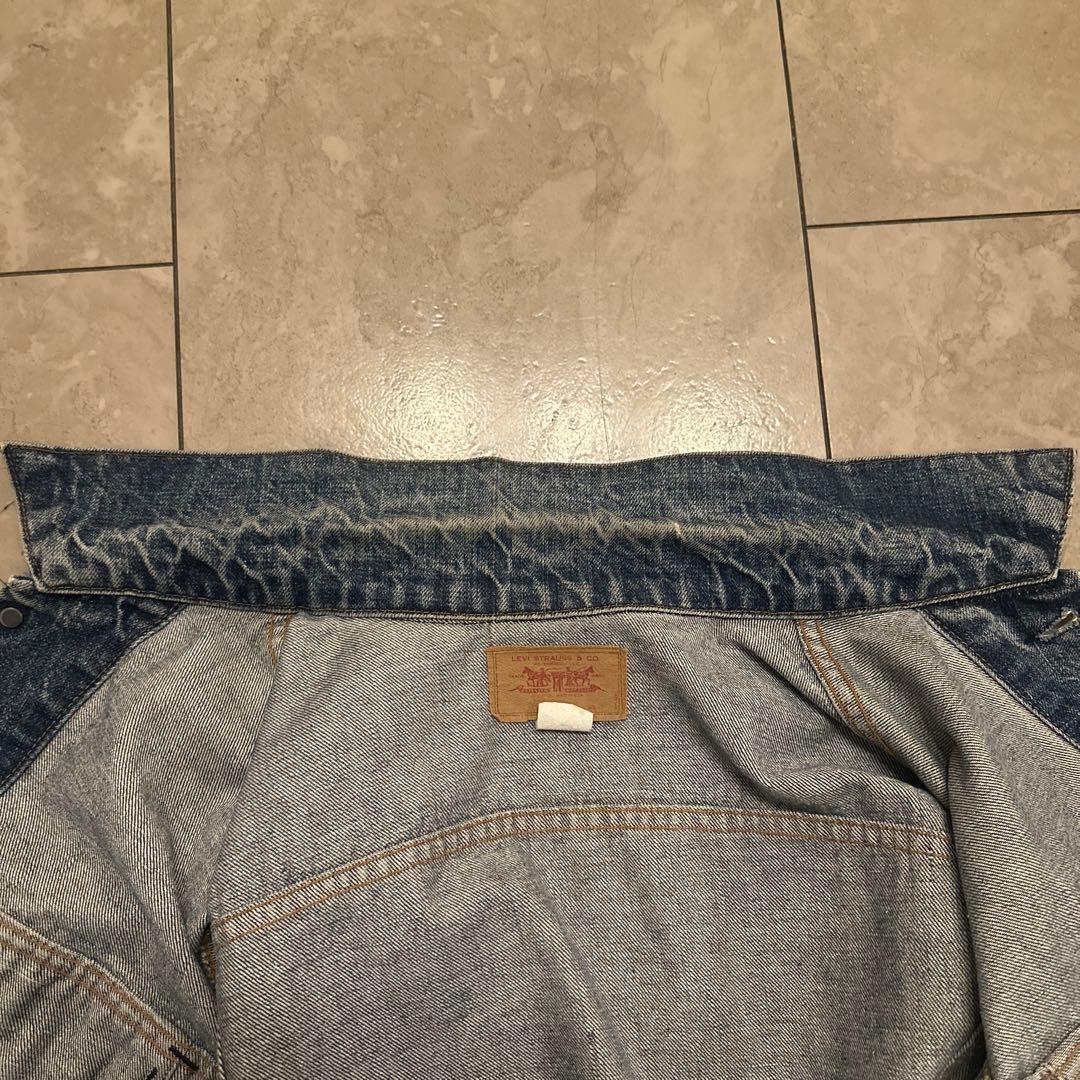 70s Levi's 70505 4thデニムジャケット布ケアタグ