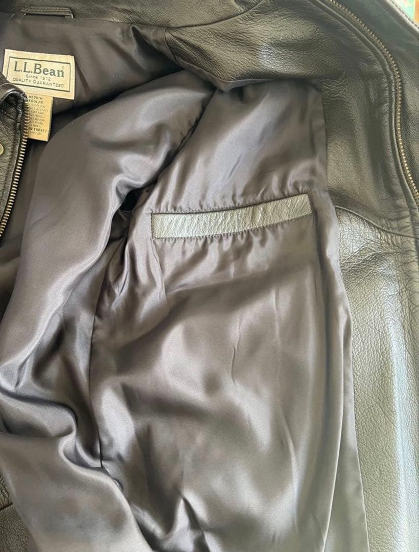 【美品】L.L.Bean レザージャケット ゴートスキン Mサイズ A-2