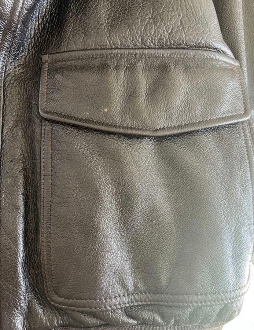【美品】L.L.Bean レザージャケット ゴートスキン Mサイズ A-2