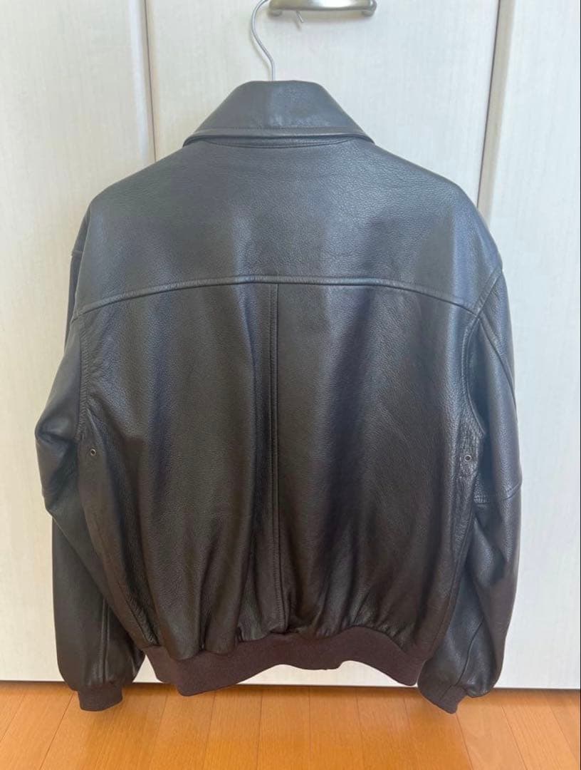【美品】L.L.Bean レザージャケット ゴートスキン Mサイズ A-2