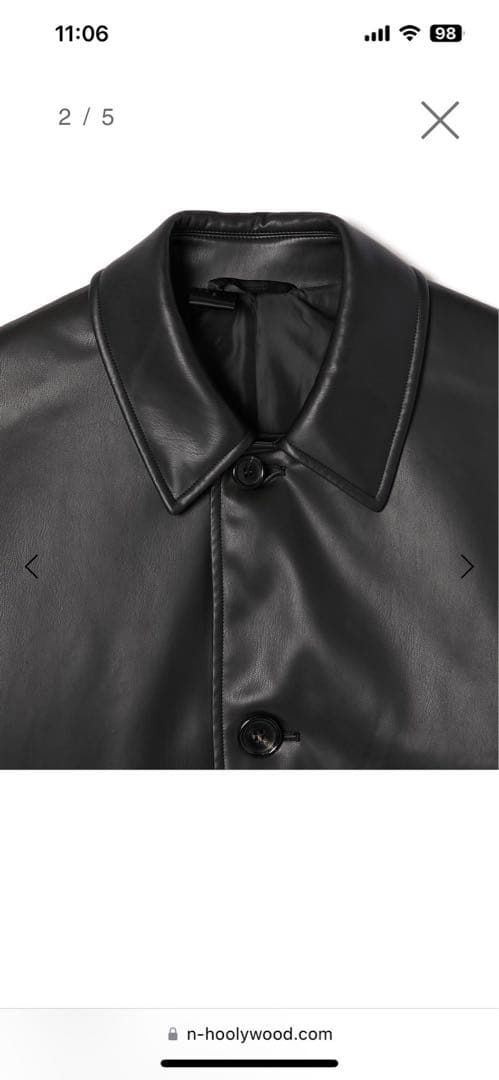伸長N.HOOLYWOOD BALCAMAAN COAT 新品未使用
