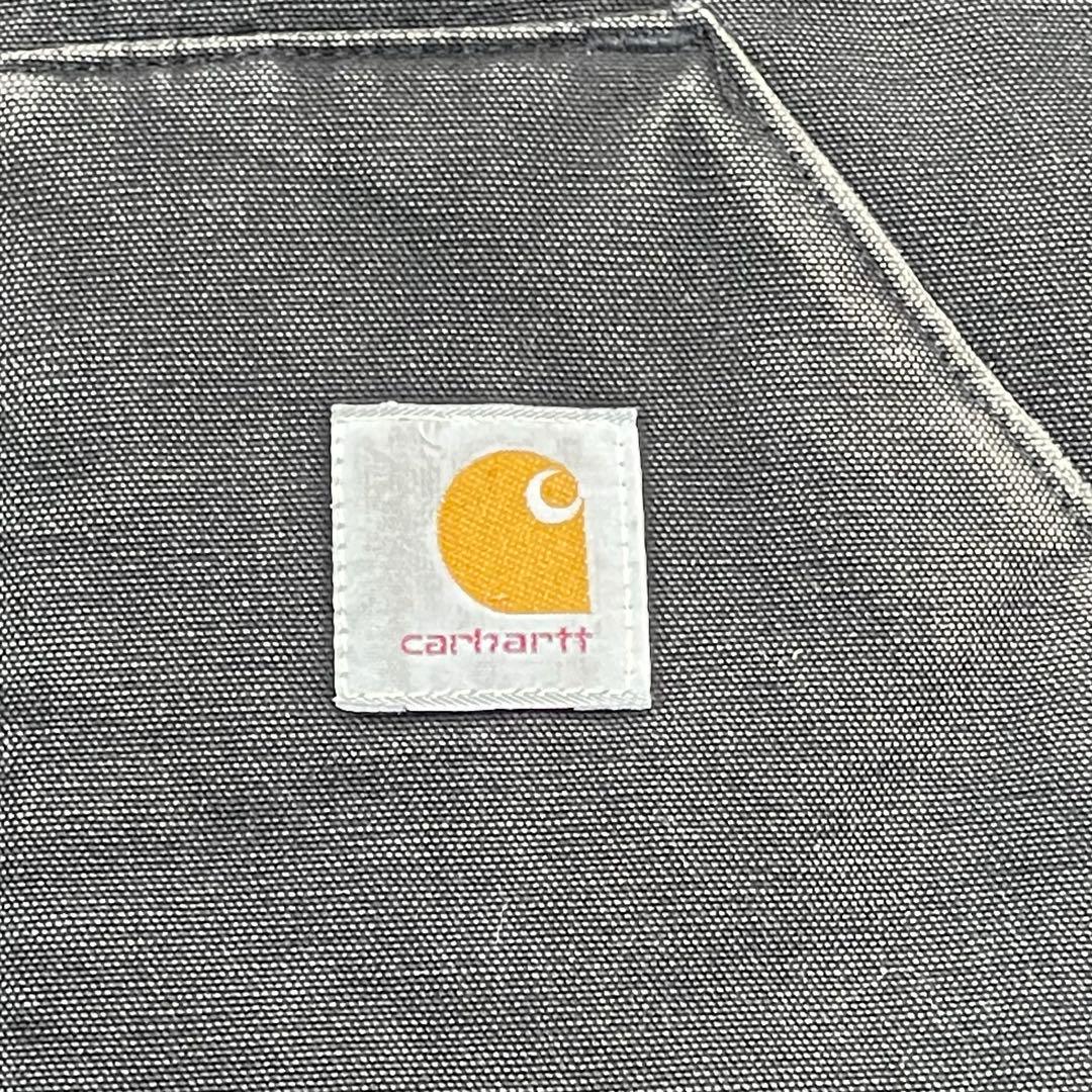 90s Carhartt USA製 ダックベスト ブラック 星タグ 腰ゴム L