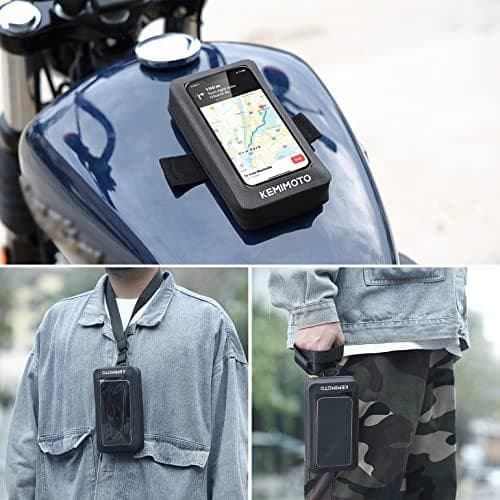 KEMIMOTO タンクバッグ 防水 バイク スマホ マグネット 磁石 タンクバ