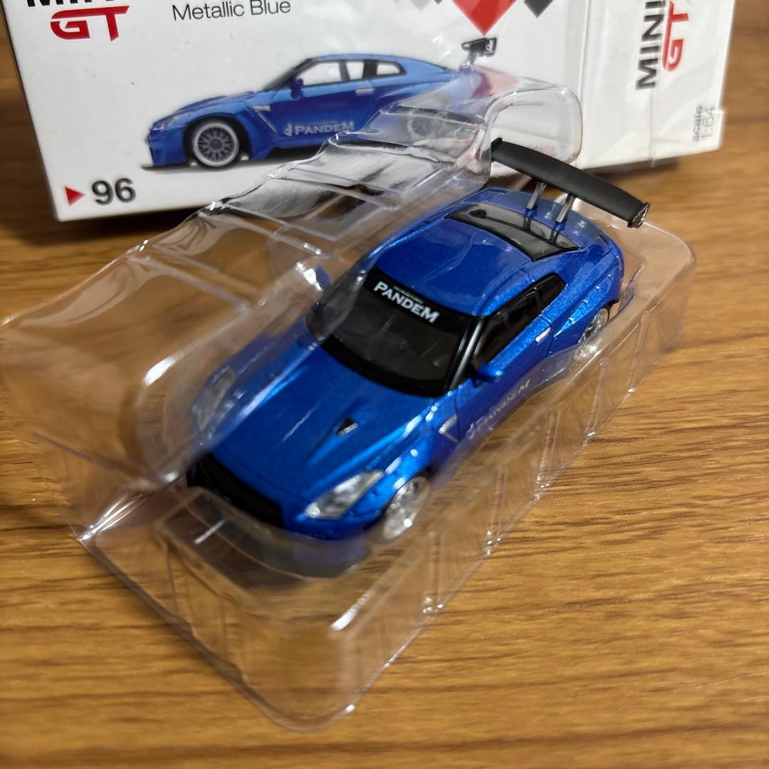 MINIGT Pandem Nissan GT-R R35 メタリックブルー