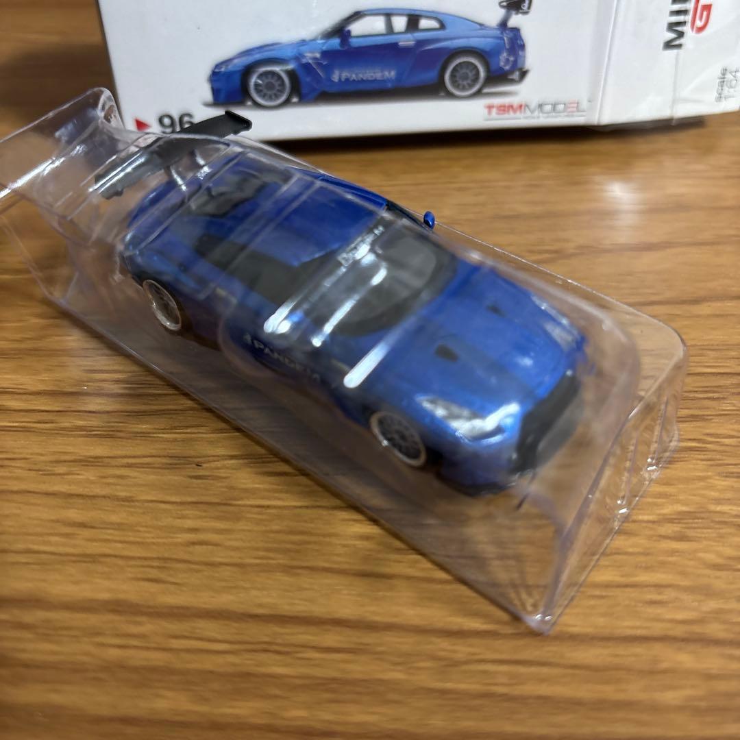 MINIGT Pandem Nissan GT-R R35 メタリックブルー