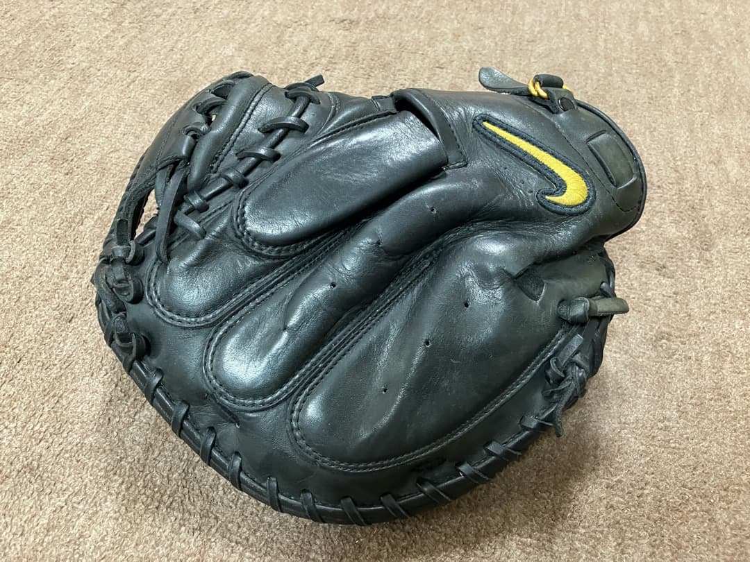 も*ん様 NIKE J2 SIGNATURE MODEL 捕手ミット 黒