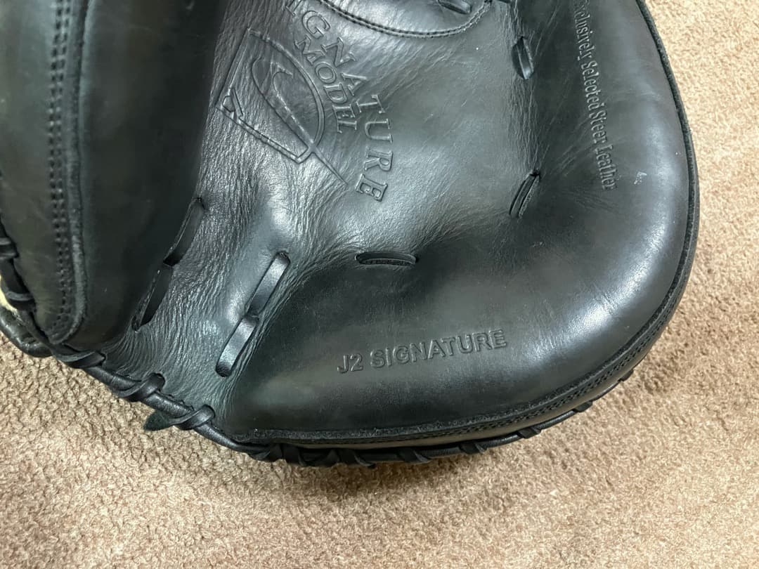 も*ん様 NIKE J2 SIGNATURE MODEL 捕手ミット 黒