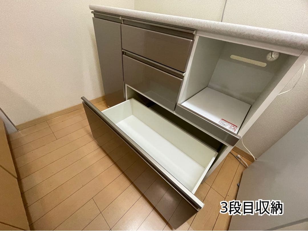 ニトリ キッチンカウンター アルミナ2 120CT