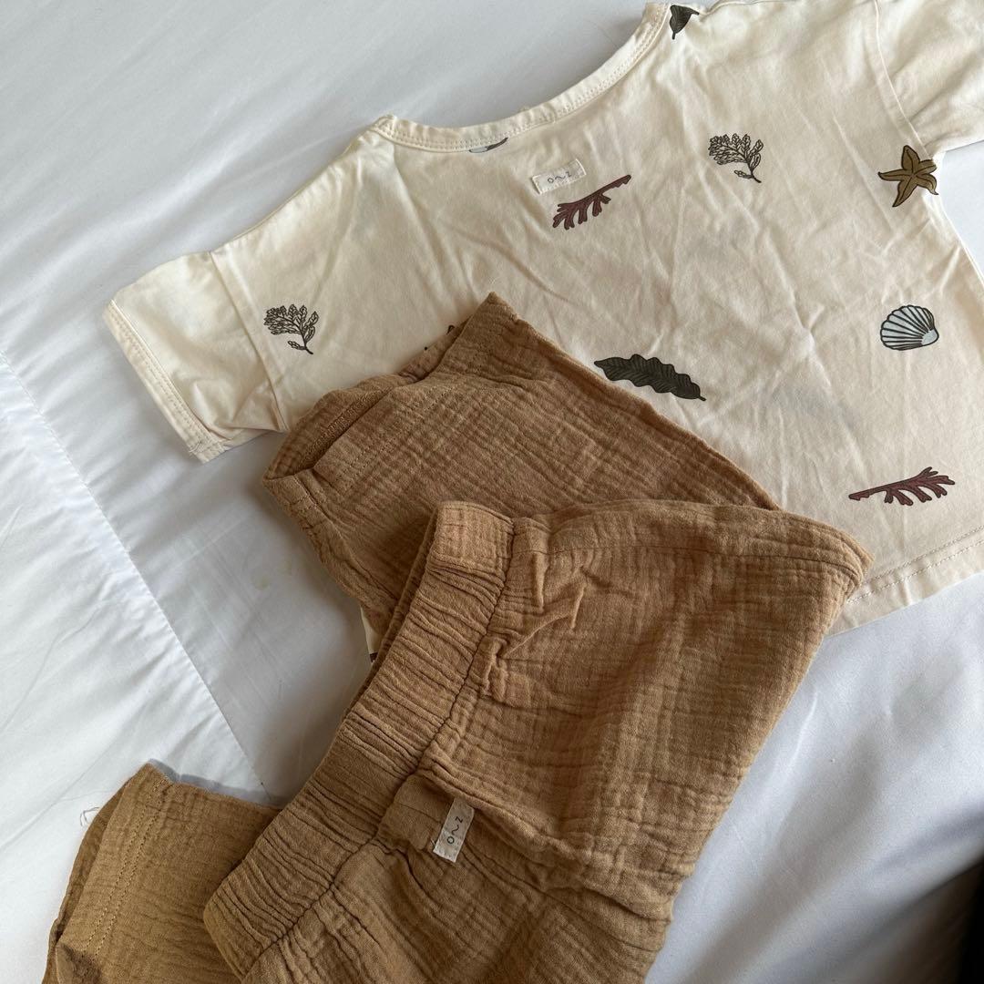 organiczoo セットアップ２点&貝殻 Tシャツ　ズボンセット　6