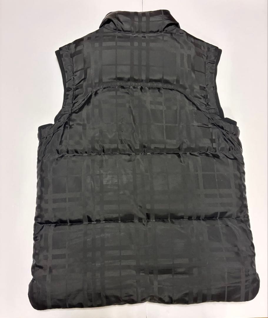 美品✨ 【BURBERRY BLACKLABEL】 ダウンベストノバチェック柄