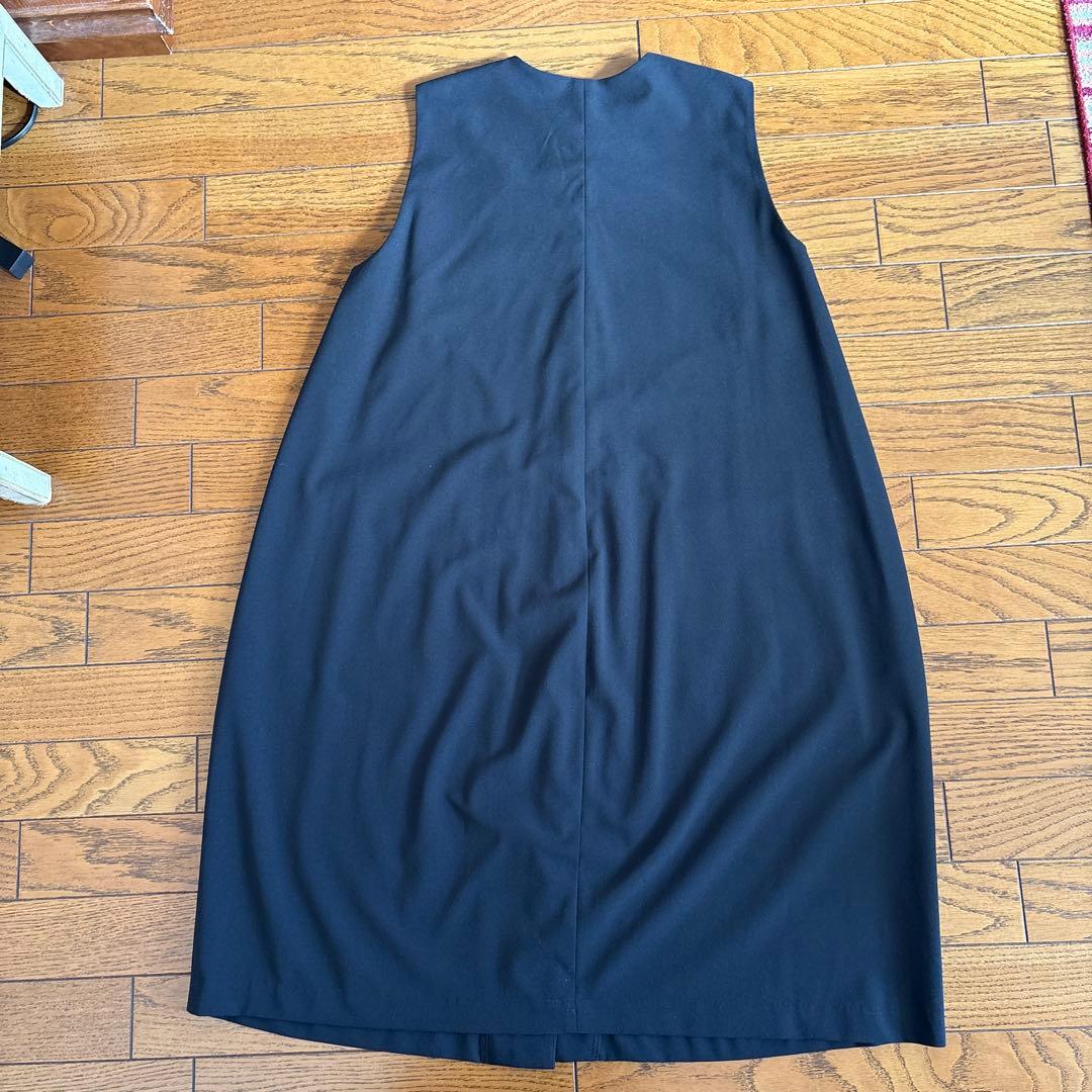 mizuiro ind ブラックノースリーブベスト