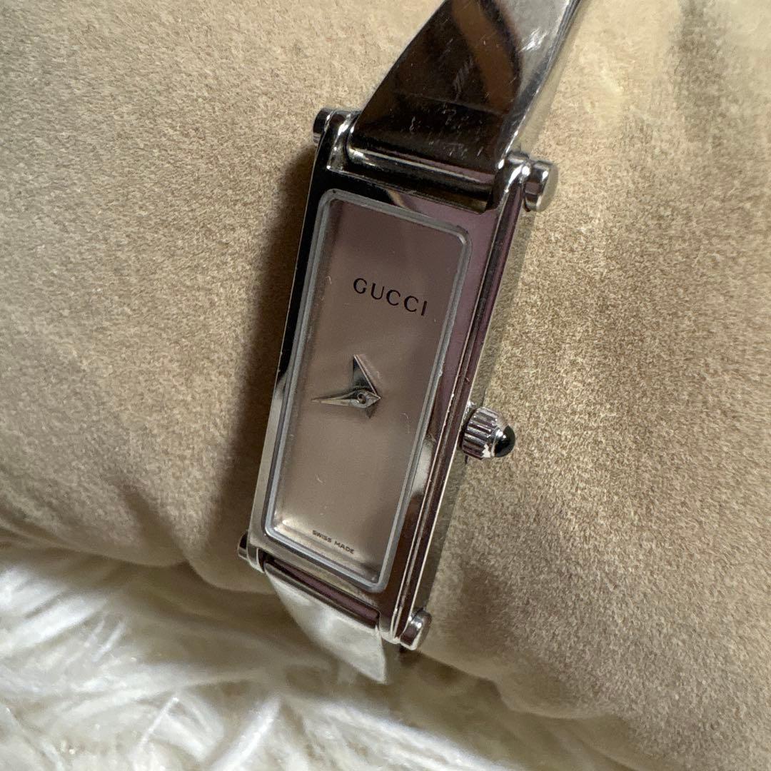 【新品電池】グッチ　GUCCI レディース　腕時計　シルバー