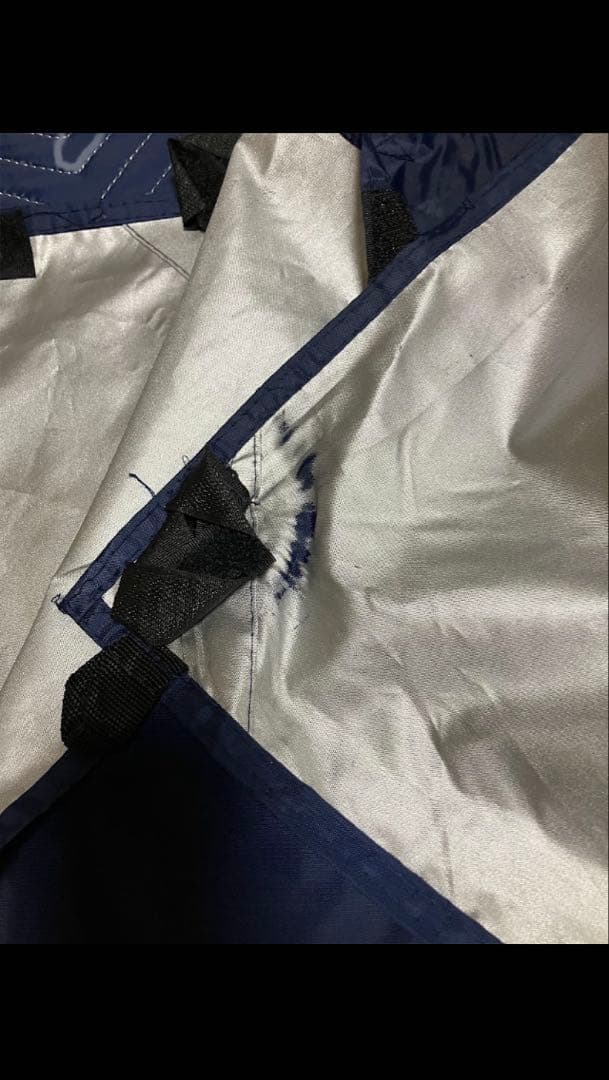ネイビー タープ 2m x 2m アウトドア用