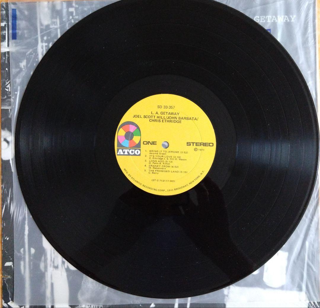 【名盤LP L.A.GETAWAY JOEL SCOTT HILL他 LAゲッタ