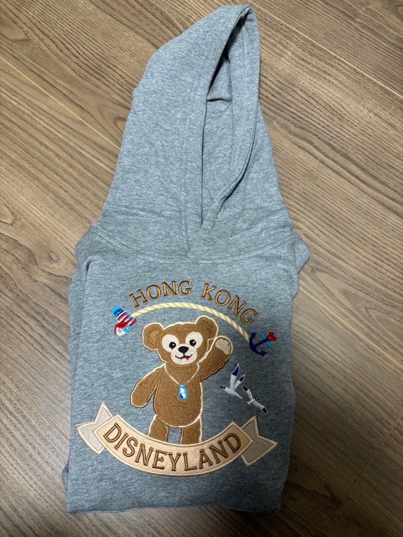ディズニー　ダッフィー　パーカー　スウェット　香港ディズニー