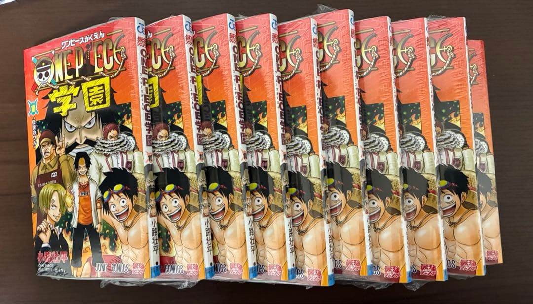 シュリンク付　ワンピース学園 10巻 10冊 プロモカード付き