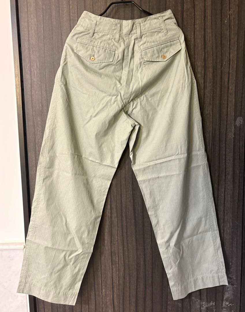 AURALEE ワークパンツ ライトグリーン