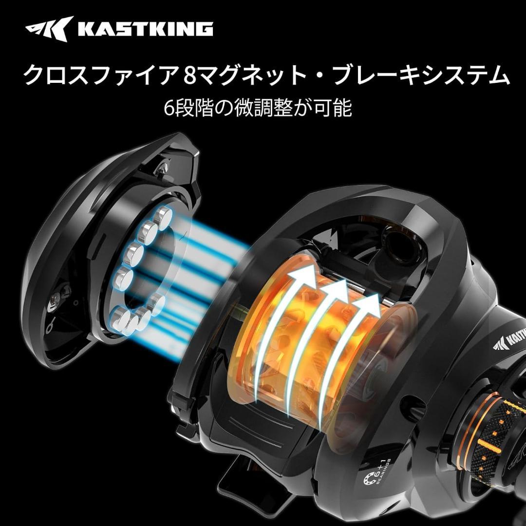 【新品】KASTKING ベイトリール Zephyr BFS 右ハンドル
