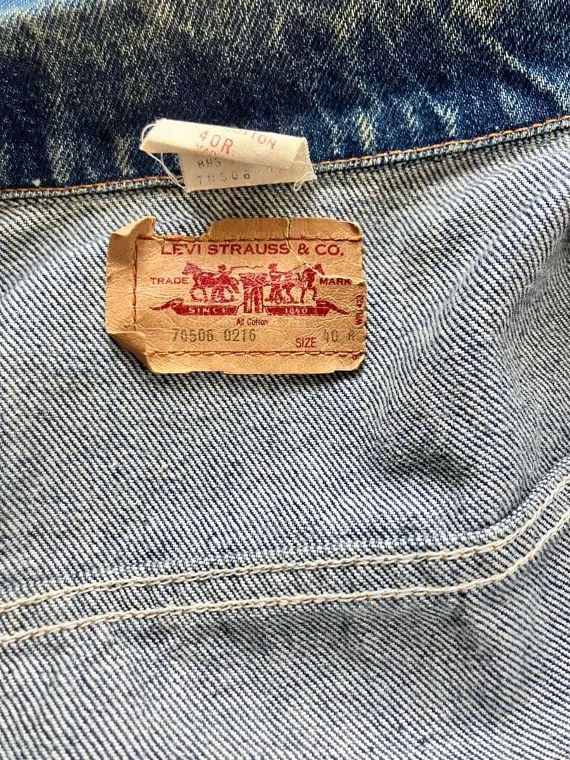 Levi’s 70506-0216 デニムジャケット 90s カナダ製 40R