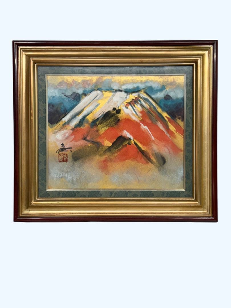 「東面冨嶽」　山口吉旺　絵画　風景画 日本画