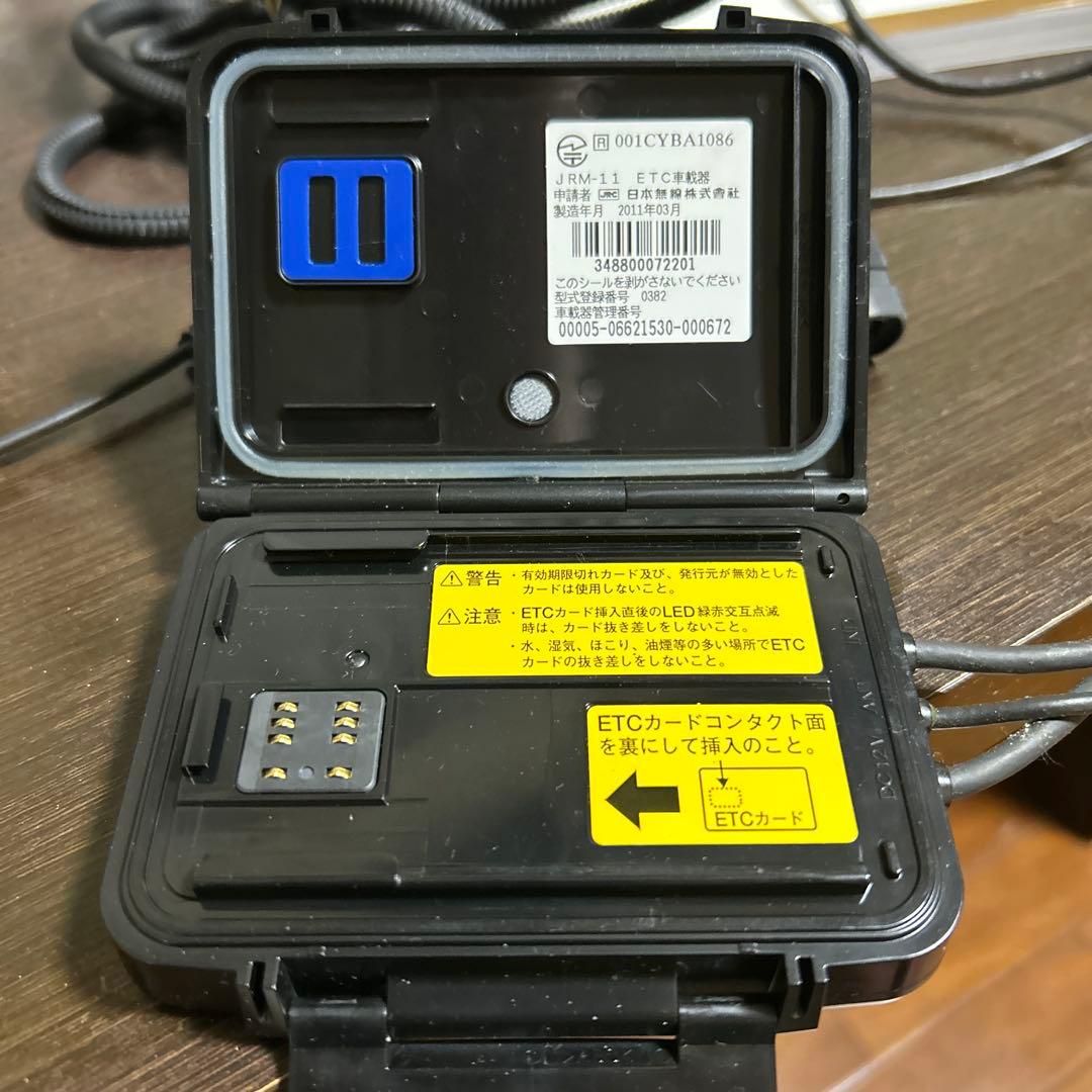 バイク用ETC JRM-1-1 ETC車載器 稼働確認済み
