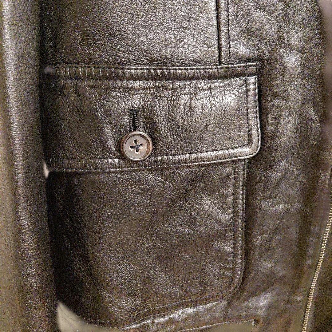 BANANA REPUBLIC レザージャケット L ブラック 本革