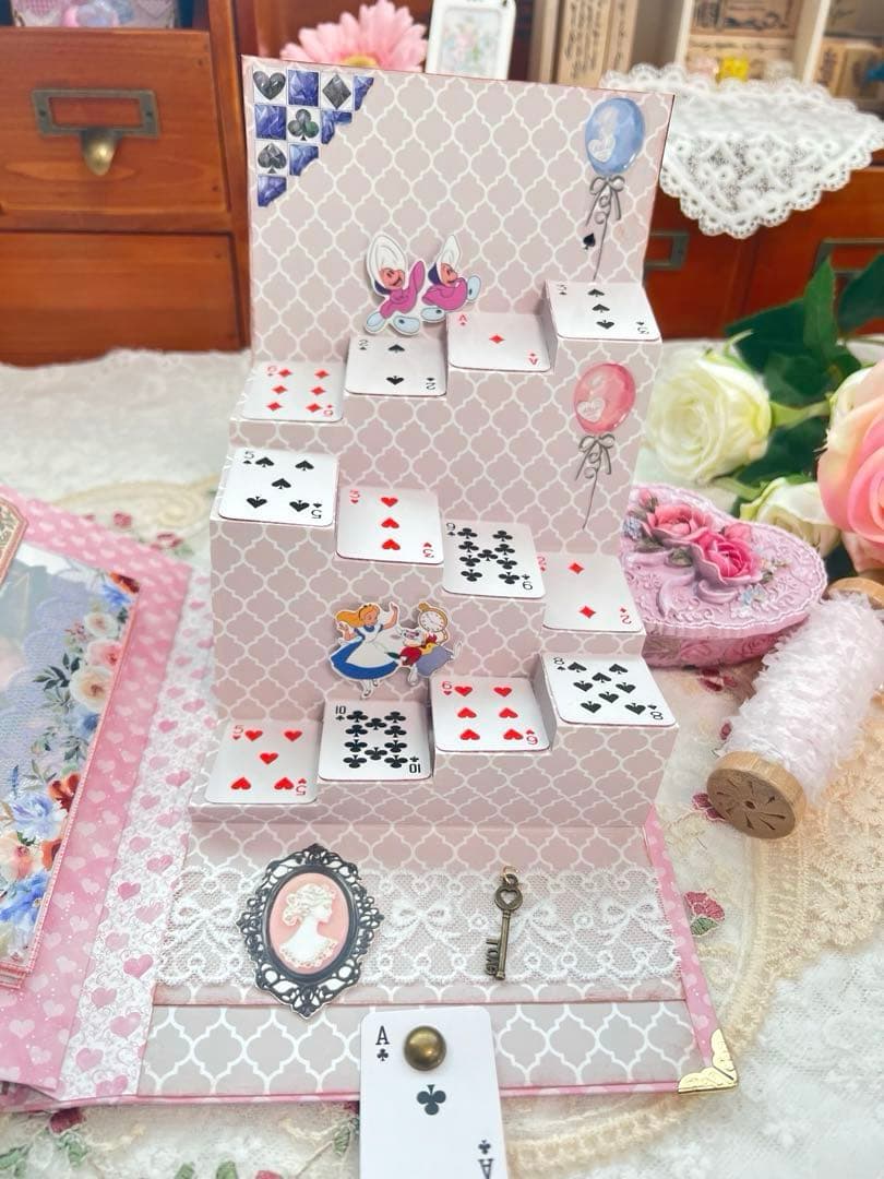 くぅページ♡　おすそ分けファイル　コラージュノート　ミニ蛇腹ファイル２点