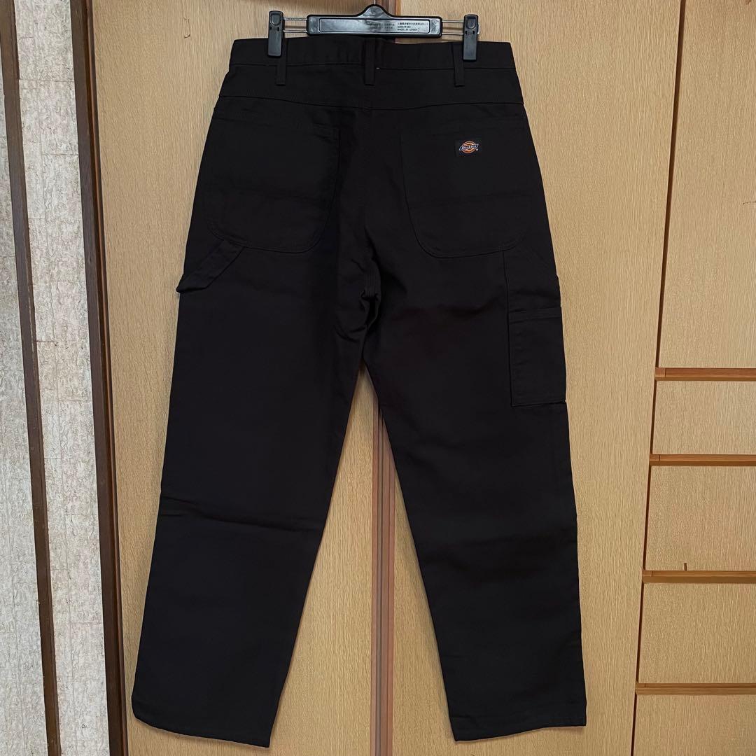 美品 Dickies ディッキーズ ダック ペインターパンツ ブラック 黒 32
