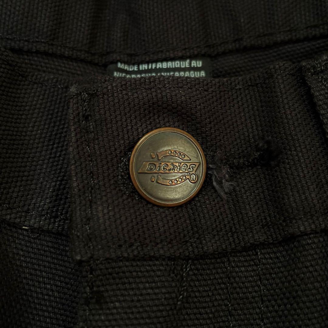 美品 Dickies ディッキーズ ダック ペインターパンツ ブラック 黒 32