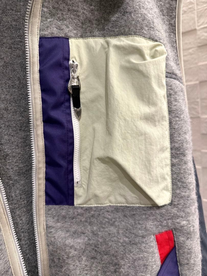 【美品】TOGA VIRILIS ウール ジャージ ベスト 50 グレー