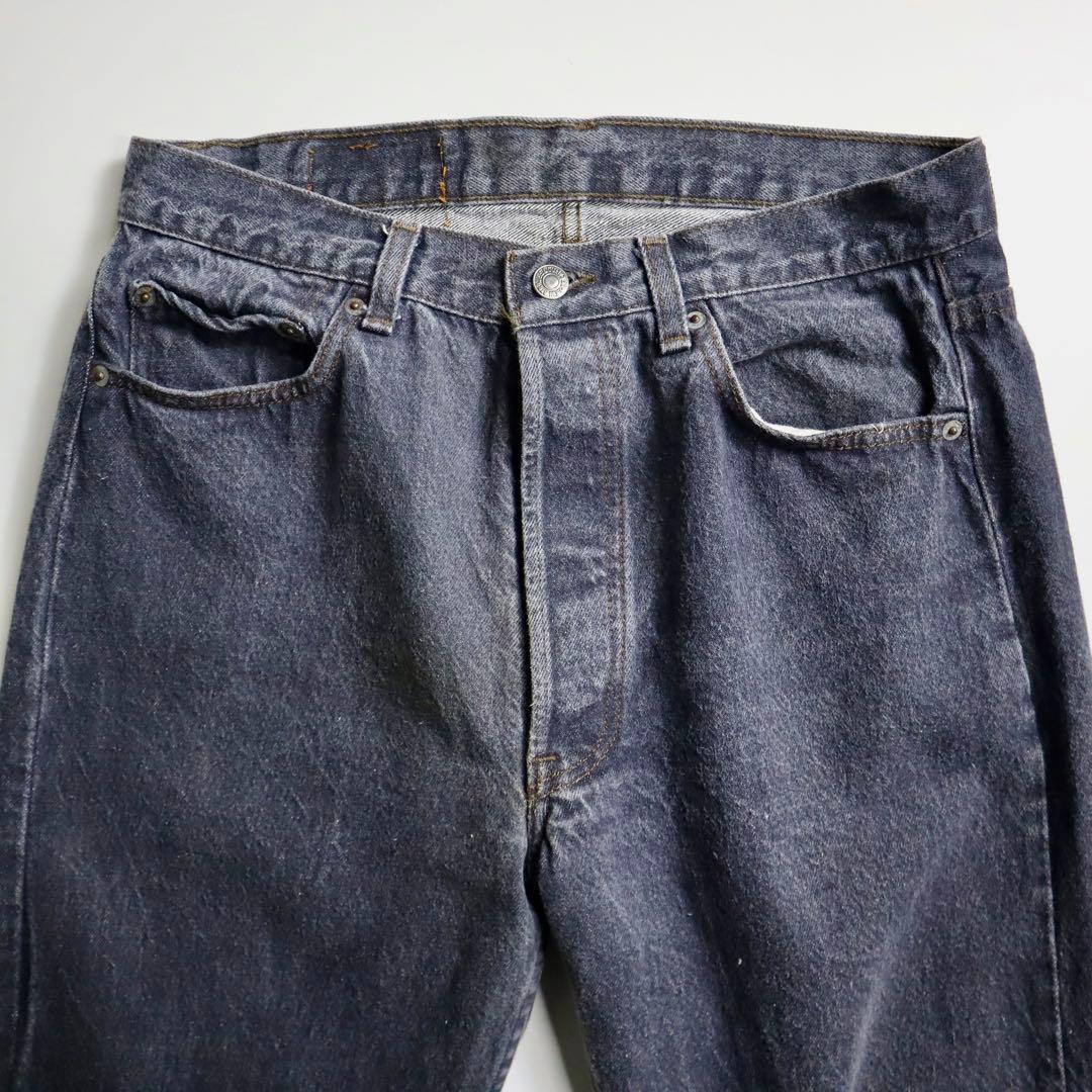 ち*ん様 USA製 Levi’s 501-0658 先染めブラック W34 L3