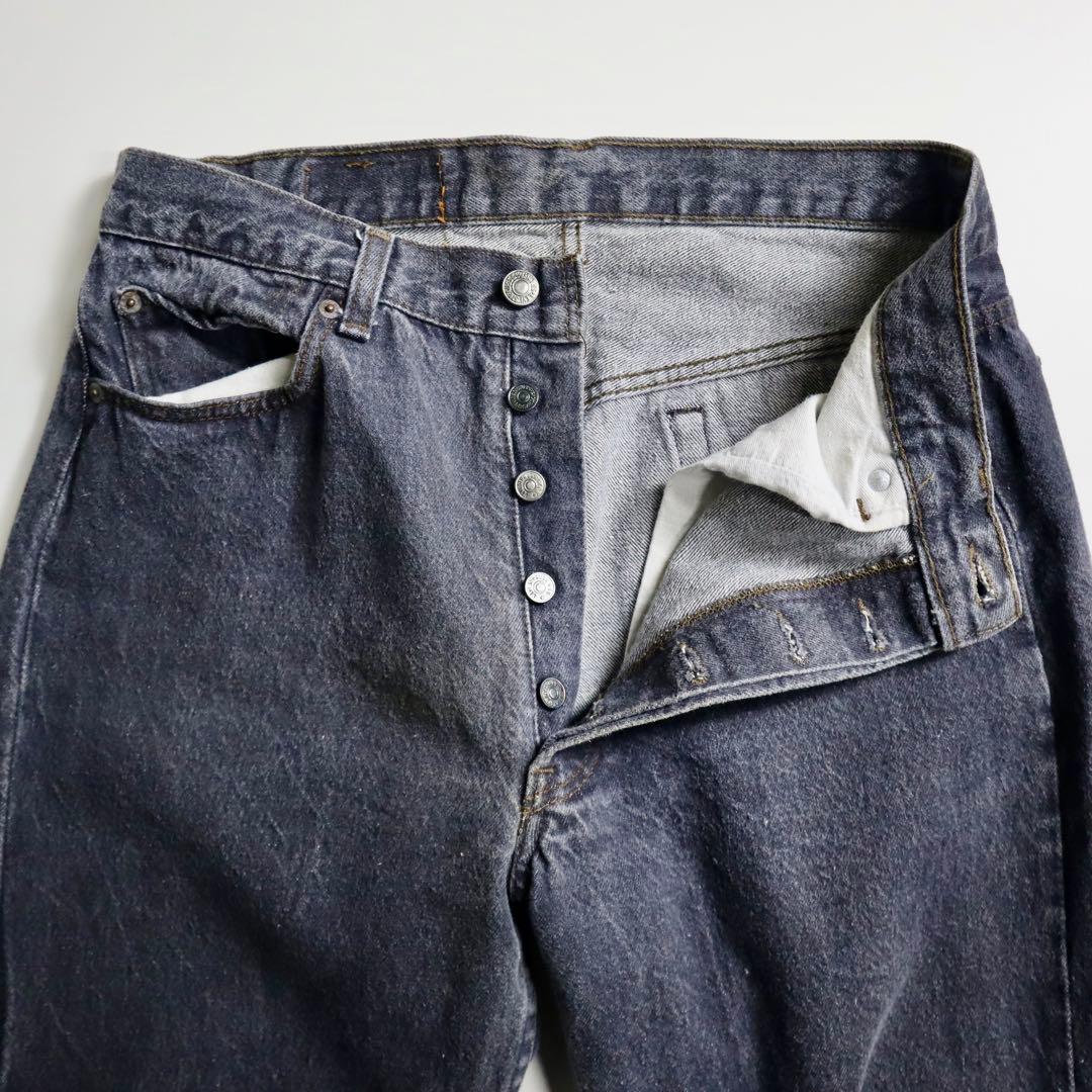 ち*ん様 USA製 Levi’s 501-0658 先染めブラック W34 L3
