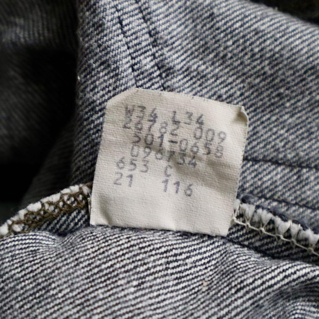 ち*ん様 USA製 Levi’s 501-0658 先染めブラック W34 L3