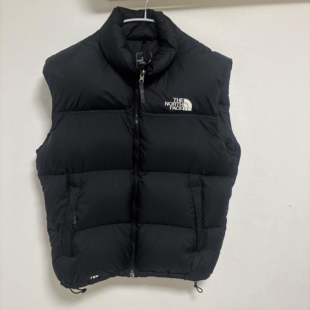 【未使用品級】THE NORTH FACEヌプシベスト700 ブラックXLダウン