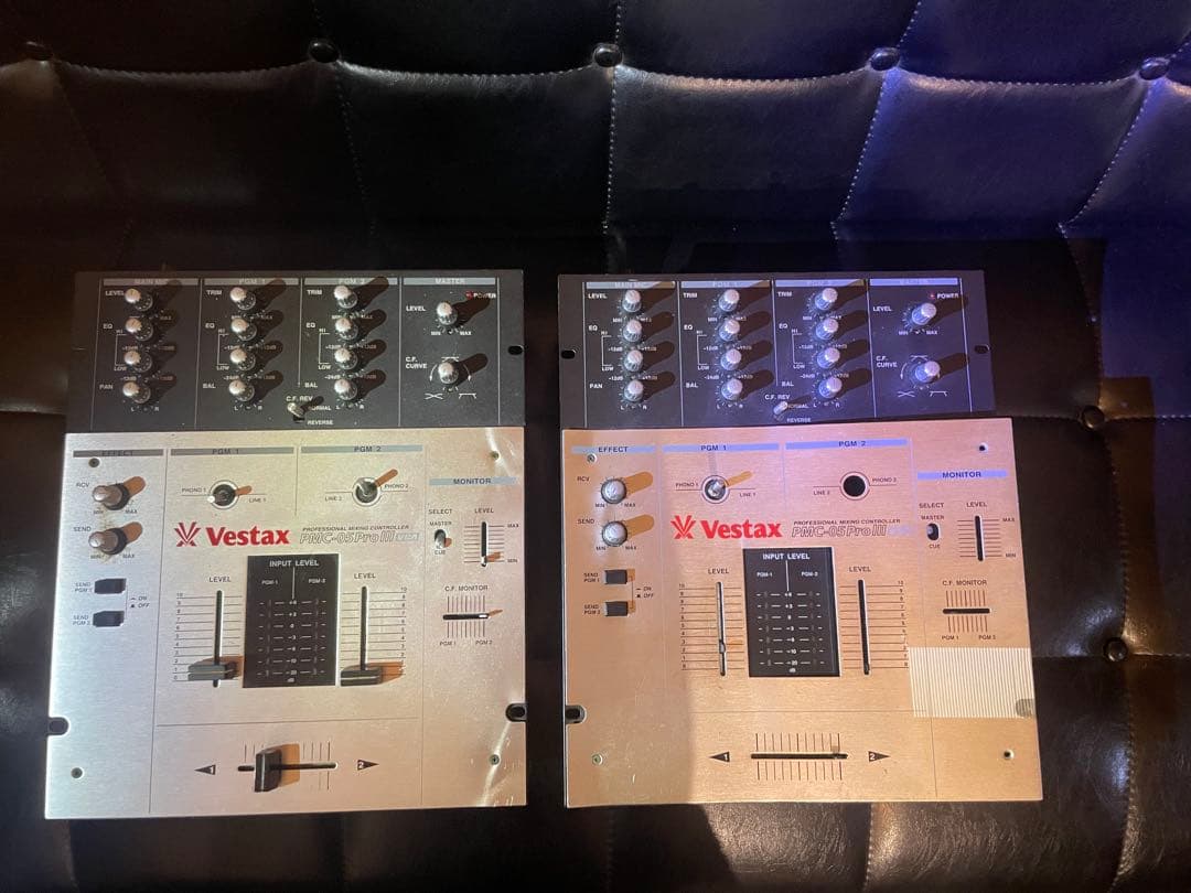 Vestax DJミキサー　PMC-05ProⅢ VCA ジャンク 2台