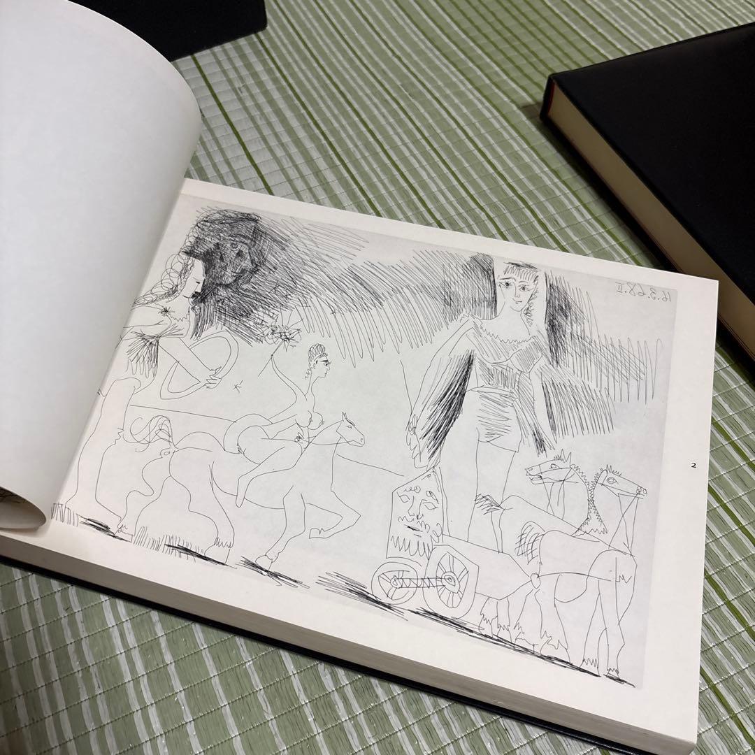 Picasso347 ピカソ版画集　芸術　絵　絵画　本　参考資料