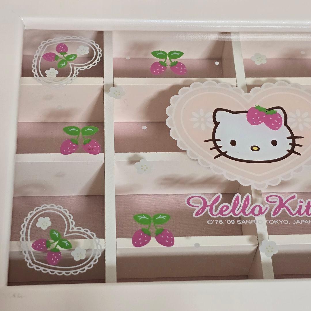 ★レトロ★2009 ハローキティ 非売品 木製 ジュエリーボックス