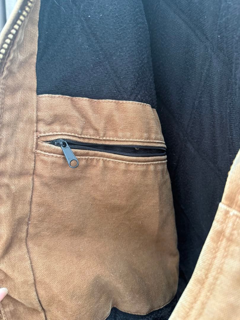 Carhartt フード付きブラウンジャケット 5XL