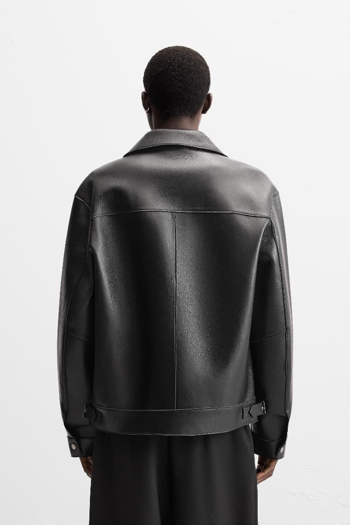 が*ん様 未使用タグ付 ZARA レザーライダースジャケット S SACAI ブ