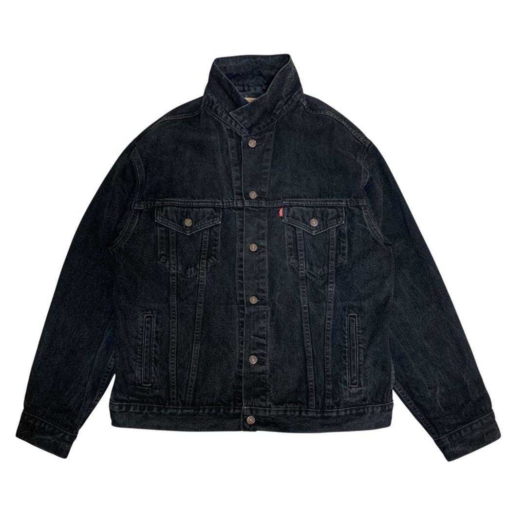 00s リーバイス 70507-0260 ブラック デニムジャケット 古着 XL