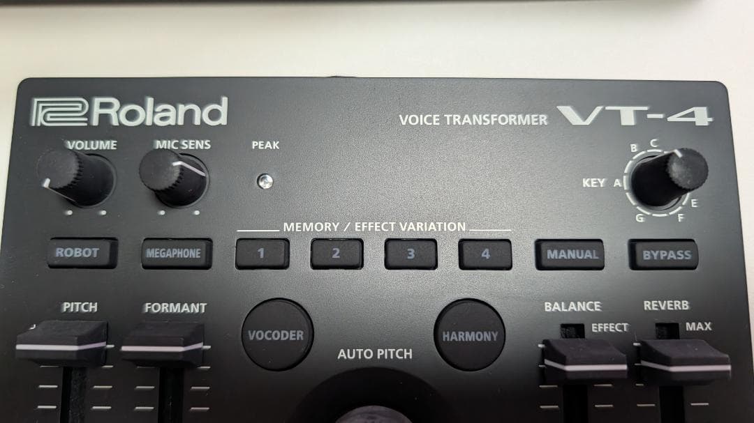 【ほぼ未使用・完品】Roland VT-4 Voice Transformer