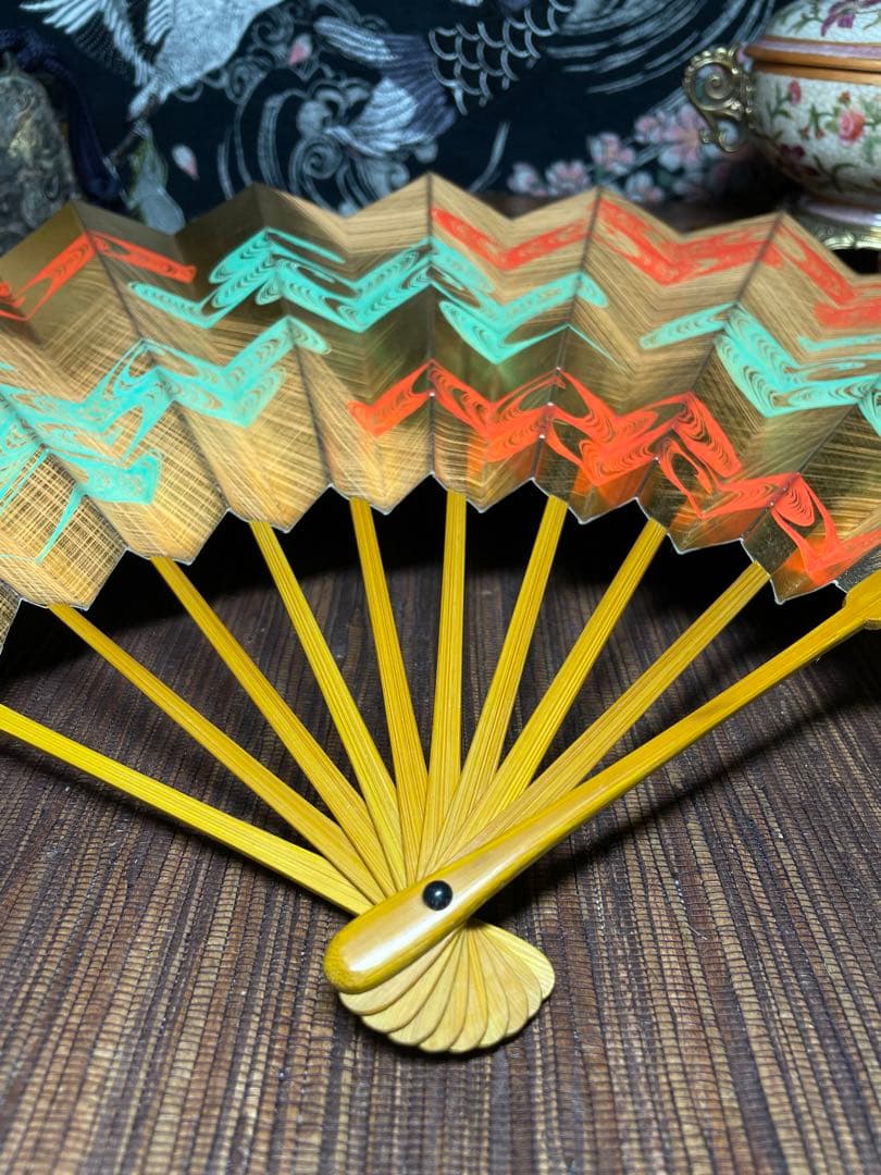 舞扇 観世流 能楽御舞扇子司 豪華 金箔