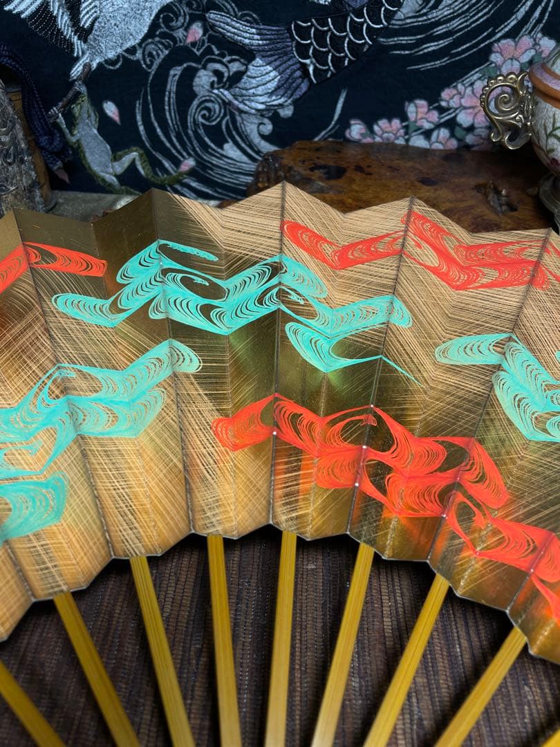 舞扇 観世流 能楽御舞扇子司 豪華 金箔