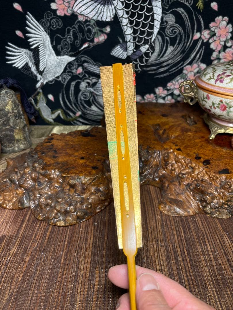 舞扇 観世流 能楽御舞扇子司 豪華 金箔