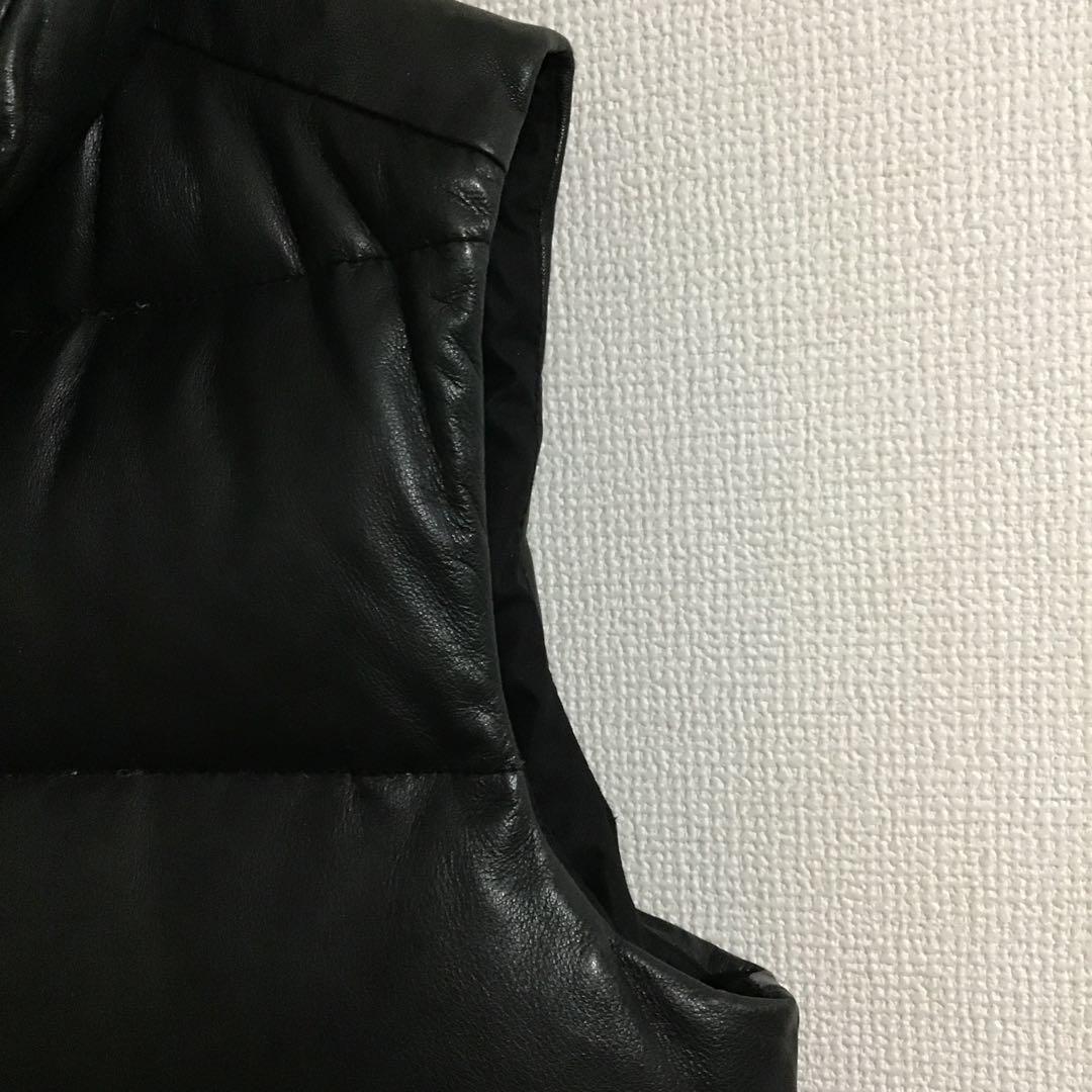 tommorowland レザーダウンベスト