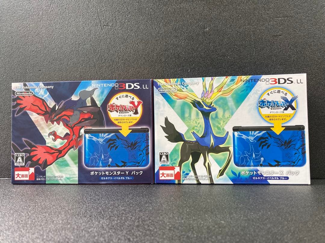 新品未開封 3DS LLポケットモンスターX Y ゼルネアス イベルタル セット