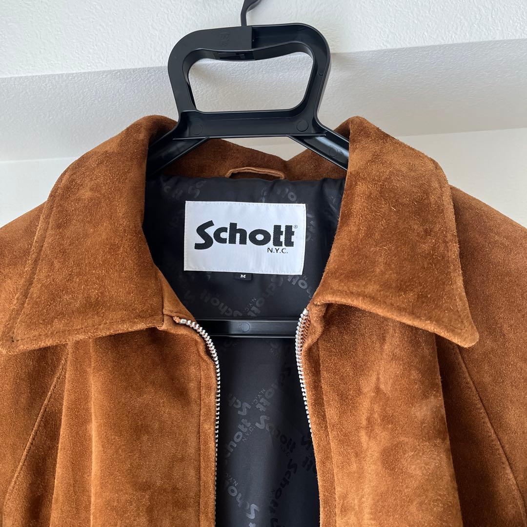 【別注】＜Schott＞スエード ブルゾンM