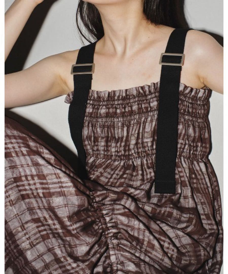 【あん】TODAYFUL Strap Jacquard Dress