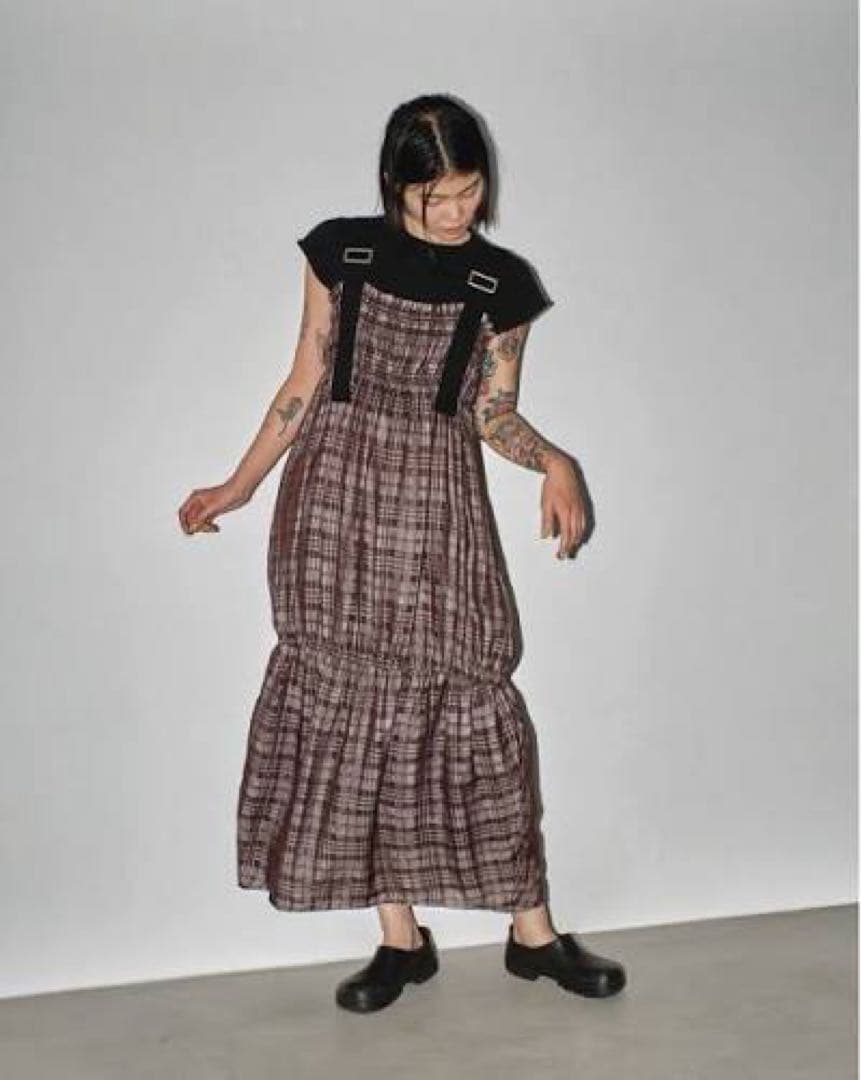 【あん】TODAYFUL Strap Jacquard Dress
