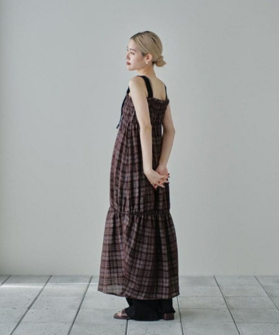【あん】TODAYFUL Strap Jacquard Dress